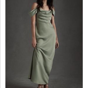 BHLDN IRA DRESS (moss- size 16)